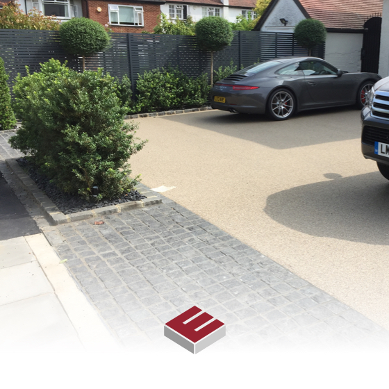 Newly Surfaced Residential Driveway