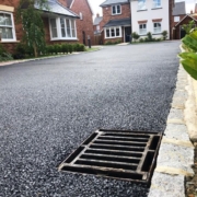 Gulley drain connecting to soakaway
