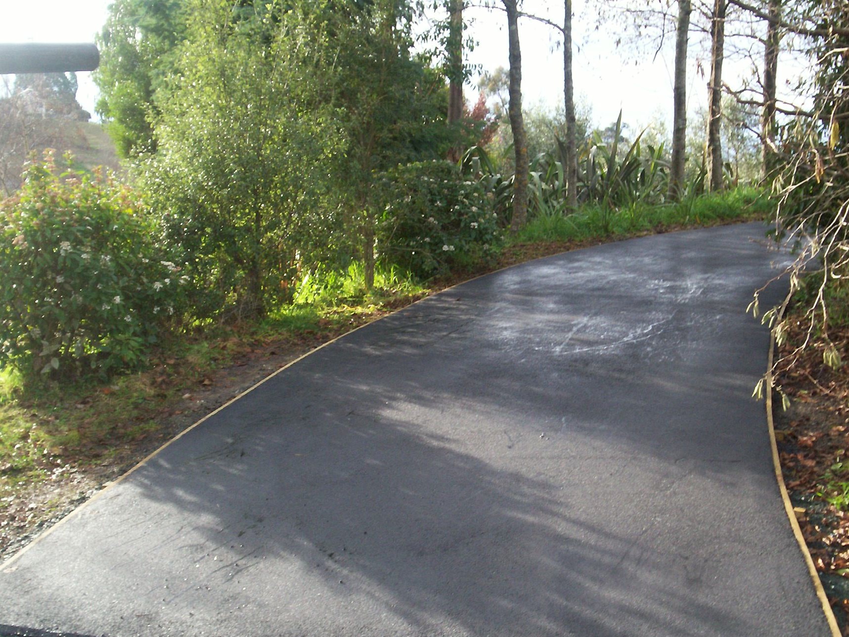 Wooden Edgings Access Track